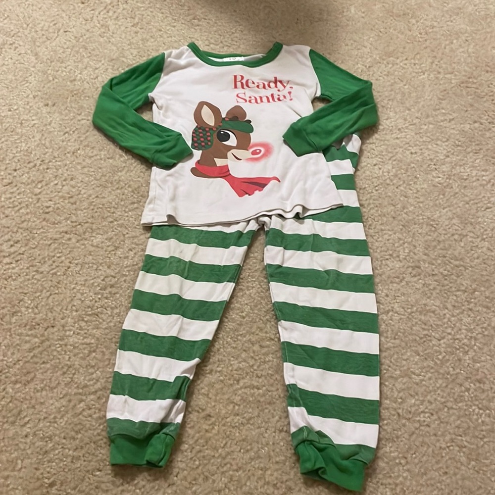 Adorable Rudolph Christmas Pj set 3t pajamas🎄🎄🎄